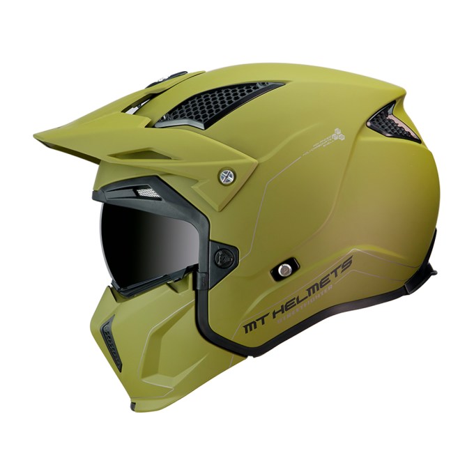 MT HELMETS STREETFIGHTER SV SOLID A6 MATT GREEN Yolda yeni tərz