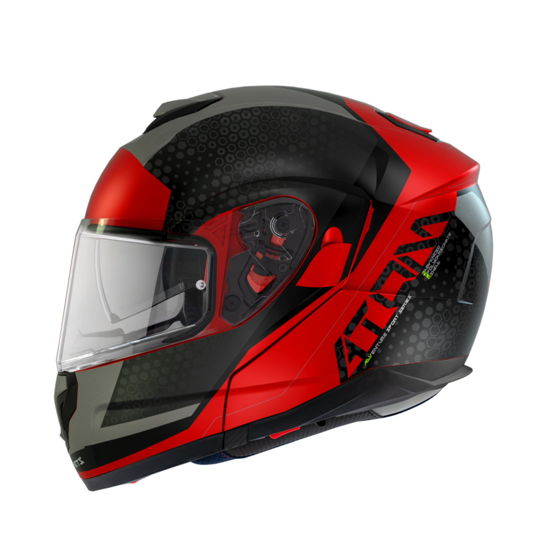 MT HELMETS ATOM SV ADVENTURE A5 MATT RED - Yolda yeni tərz!